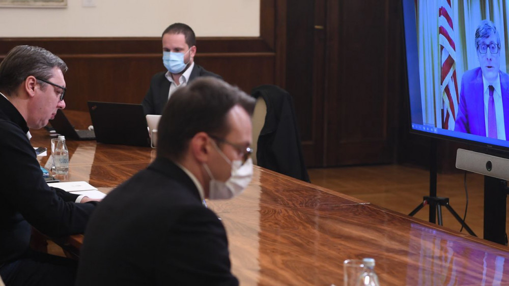 Predsednik Vučić razgovarao sa Palmerom